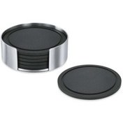 Resim Norta 6'lı Bardak Altlığı Siyah 6 cm x 9 cm Zack
