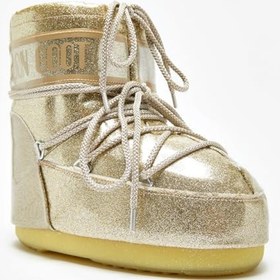Resim Kadın Kar Botu 80D1409440-B002 Moon Boot Icon Low Glitter Gold 
