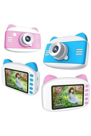 Resim NARGO 3.5 Inç Dijital Çocuk Fotoğraf Makinesi Flash Işıklı Hafıza Kart Giriş Özellikli Hd Selfie Çekim 