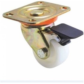 Resim Frenli Döner Tablalı Servis Tekeri Polyemid Döner Servis Tekeri 5 N11.34910 