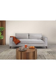 Resim Cosmo Üçlü Koltuk Krem 