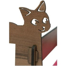 Resim Ahşap Tasarımlı Askılı Kedi Yatağı - Radyatöre Asılabilir Açik Mavi 
