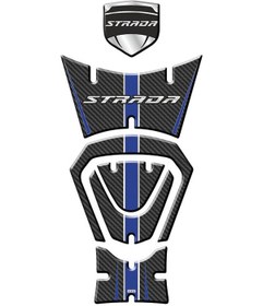 Resim Mondial Strada 125 2022 - 2024 Uyumlu Tank Pad Set 007 Siyah 