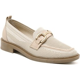 Resim Oxford Klasik Kadın Mar-25y-039-09 John May Bej Triko Bej 