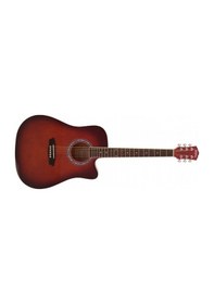 Resim Washburn WA90C Red Burst Akustik Gitar 