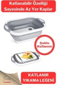 Resim Svein Katlanabilir Saklama Leğeni Dolap Içi Düzenleyici Ve Akordiyon Yer Kaplamayan Badya Organizer 1 Adet 