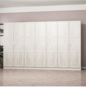 Resim Minar Kale Country 7 Kapak 2 Ç Zincir Dolap - E.beyaz 190cm 