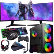 Resim INTEL i7 13700F 16GB 240SSD 1TB HDD 4GB GTX1650 Çift 24" Mon. (Gaming SET) Rogame