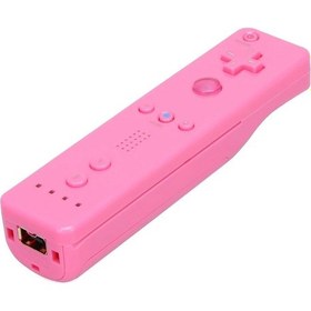 Resim Wii/wii U Video Oyun Denetleyicisi Gamepad'in Değiştirilmesi İçin Pembe-kablosuz Uzaktan Kumanda 