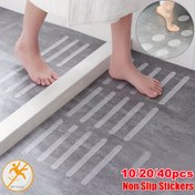 Resim 10/20/40 Adet Şeffaf Banyo Kaymaz Stickerlar, PVC -kayar Duş Basamaklıklı Yapışkan Etiketi, Güvenlik Küvet Zolaları Çıkartmaları, Aksesuarlar, İnceleme Hızlı ile Kuruyan Hammam Matı, Şampuan için Halılar, Şimşek Antiyonluğu, Çekişli Tabanlara Sahip Bathtub Tutucular, Evrensel Temizlik Malzemeleri 