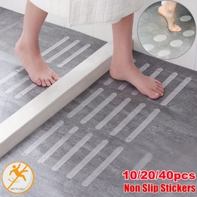 Resim 10/20/40 Adet Şeffaf Banyo Kaymaz Stickerlar, PVC -kayar Duş Basamaklıklı Yapışkan Etiketi, Güvenlik Küvet Zolaları Çıkartmaları, Aksesuarlar, İnceleme Hızlı ile Kuruyan Hammam Matı, Şampuan için Halılar, Şimşek Antiyonluğu, Çekişli Tabanlara Sahip Bathtub Tutucular, Evrensel Temizlik Malzemeleri 