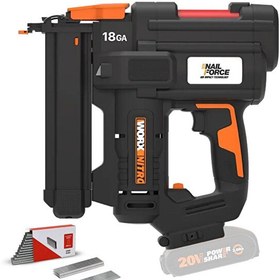 Resim Worx WX844.9 20Volt 16-40mm Profesyonel Şarjlı Zımba Makinesi - 2700 Adet Yedek Zımba (Akü Dahil Değildir) 
