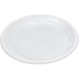 Resim Roll-up Plastik Tabak Beyaz Ekonomik 21cm 100'lü 