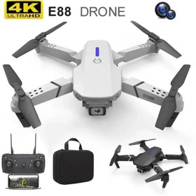 Resim İMEXTECH Bilişim Burada E88 Drone720P Hd Çift Kameralı Drone Wifi Li Katlanabilir Quatcopter 2 Bataryalı 