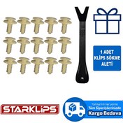 Resim Kapı Döşeme Klips Fiat 71732857, Iveco 500382985 Alfa 7739801 25 Adet Starklips