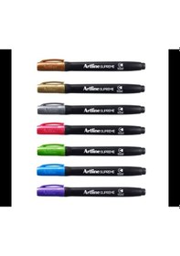 Resim Artline Supreme 7 Rrenk Metalik Marker 