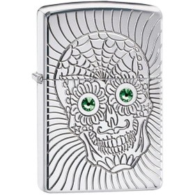 Resim Zippo Çakmak 49172 Sugar Skull Design 