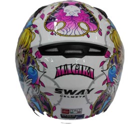 Resim Sway 815K Gloss Girl Fullface Çocuk Kaskı 