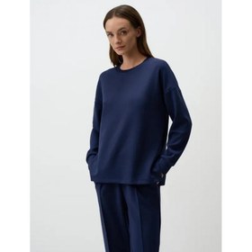 Resim Jimmy Key Kadın Oversize Modal Sweatshirt 24SSWEDENV2 (24SSWEDENV2) 