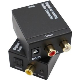 Resim Dijital To Analog Ses Dönüştürücü Converter Optik To Analog Çevir 