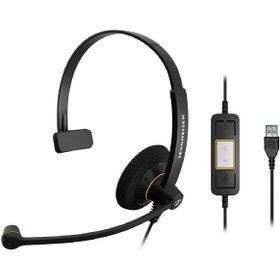 Resim Sennheiser SC 30 Usb ML Mono Kulak Üstü Kulaklık 