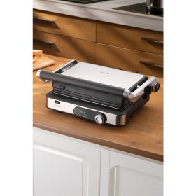 Resim 6 Dilim Kapasiteli Inox Döküm Izgara ve Tost Makinesi, Şık ve Pratik Kullanım 