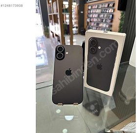 Resim Apple iPhone 16 İkinci El TR | 256 GB | Siyah 