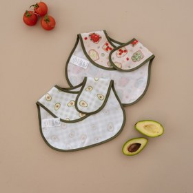 Resim Oh La La Koala For Little Ones Yeşil Biyeli 2li Sıvı Geçirmez Mama Önlüğü 6-36 AY 