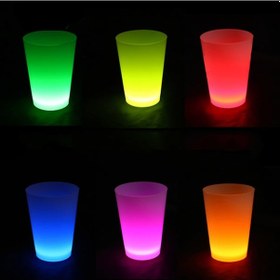 Resim Neon Parti Glow Bardak 1.5 Oz Karışık Renk 1 Adet Tekli - Sptl-874113 