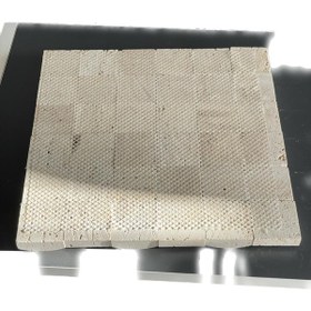 Resim Polen Stone Hasır Model Light Traverten Fileli Duvar Kaplama Doğal Taş 