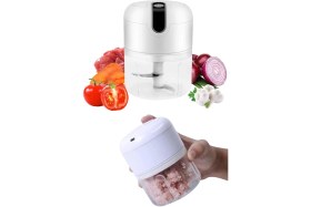 Resim Hsc Bilişim Mini Doğrayıcı Rondo Taşınabilir Mini El Blender Paslanmaz Çelik 