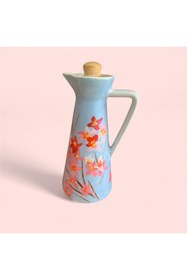 Resim Zen Hand Design Porselen Yağdanlık El İşçiliği Desenlenmiş 