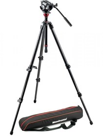 Resim Manfrotto 755CX3 Carbon Video Tripod + MVH500AH Video Başlık 