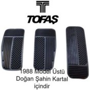 Resim Knmaster Tofaş Uyumlu Pedal Lastiği Takım Set Gaz Fren Debriyaj 1988-2002 Arası 