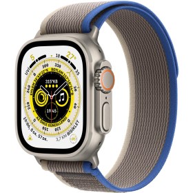 Resim Apple Watch Ultra Gps + Cellular, 49MM Titanium Case With Blue/gray Trail Loop - s/m MNHL3TU/A 