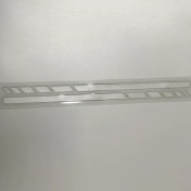Resim Cloudstore Beyaz 1 Adet Yan Ayna Dekoru Reflektif Çizgi Sticker Pet Oto Aksesuar 