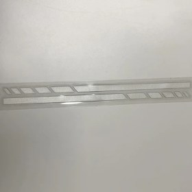 Resim Cloudstore Beyaz 1 Adet Yan Ayna Dekoru Reflektif Çizgi Sticker Pet Oto Aksesuar 