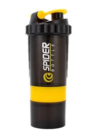 Resim 3 Katmanlar Shaker Protein Şişesi 550ml Peyniraltı Suyu Tozu Blender Fincan Yellow 550ml Yellow 
