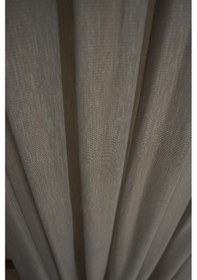 Resim Keten İçeren Tül Perde Doğal Natural Ütü İstemez Salon Oturma Odası Yatak Odası Antre Kahverengi 