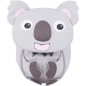 Resim Galeria Koala Anaokulu Sırt Çantası,1-3 Yaş Için, El Işçiliği Detaylı, Reflektörlü Ve Ayarlanabilir Gri 