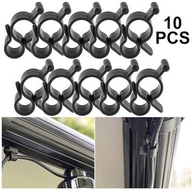 Resim 10 Adet Kamp Tente Kancaları Kelepçeleri Karavan Çadır Askıları Işık Askıları 