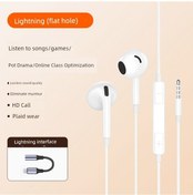 Resim Mikrofonlu Kablolu Kulak İçi Kulaklık - Lightning - Yarım Kulak İçi - Çip Kod Çözmeli Um25093-6 Yurt Dışından Hp 1125 Kulaklık 