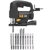Resim Cat DX5310 550Watt Profesyonel Devir Ayarlı Dekupaj Testere + DA06901 10 Parça Testere Ucu 