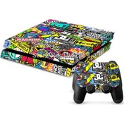 Resim Kt Decoration Sticker Bomb Playstation 4 Fat Kasa Sticker Kaplama 