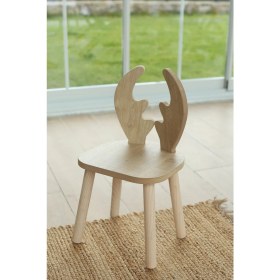 Resim The Deer Sandalye (Geyik Çocuk Montessori Çalışma Sandalyesi) 