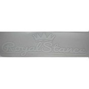 Resim Royal Stance Beyaz Sticker 35 X 9,5 Cm 
