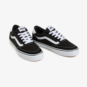 Resim Vans Brooklyn Ls Erkek Siyah Günlük Sneaker Düz Vn000d7qba21 Siyah 