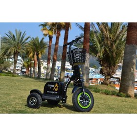 Resim Ginger V.7 Elektrikli Scooter 48v-24ah 500 Watt Siyah Renk 