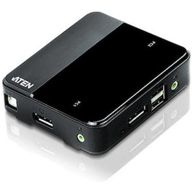Resim Aten CS782DP 2 Pc Dısplay Port 4K 3840X2160 2 Port USB 2 Kvm Switch 
