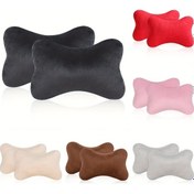 Resim Sunshine022 1 Çift Kırmızı Başlıklı Universal Yastık Polyester Elyaf Dört Mevsim Araç İçin 